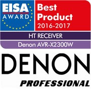 Аудио-видео ресивер AVR-X2300W от Denon получает престижную награду EISA Аудио-видео ресивер AVR-X2300W от Denon получает престижную награду EISA