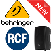 Новинки от RCF и BEHRINGER! Новинки от RCF и BEHRINGER!
