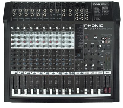 активные микшерные пульты Phonic