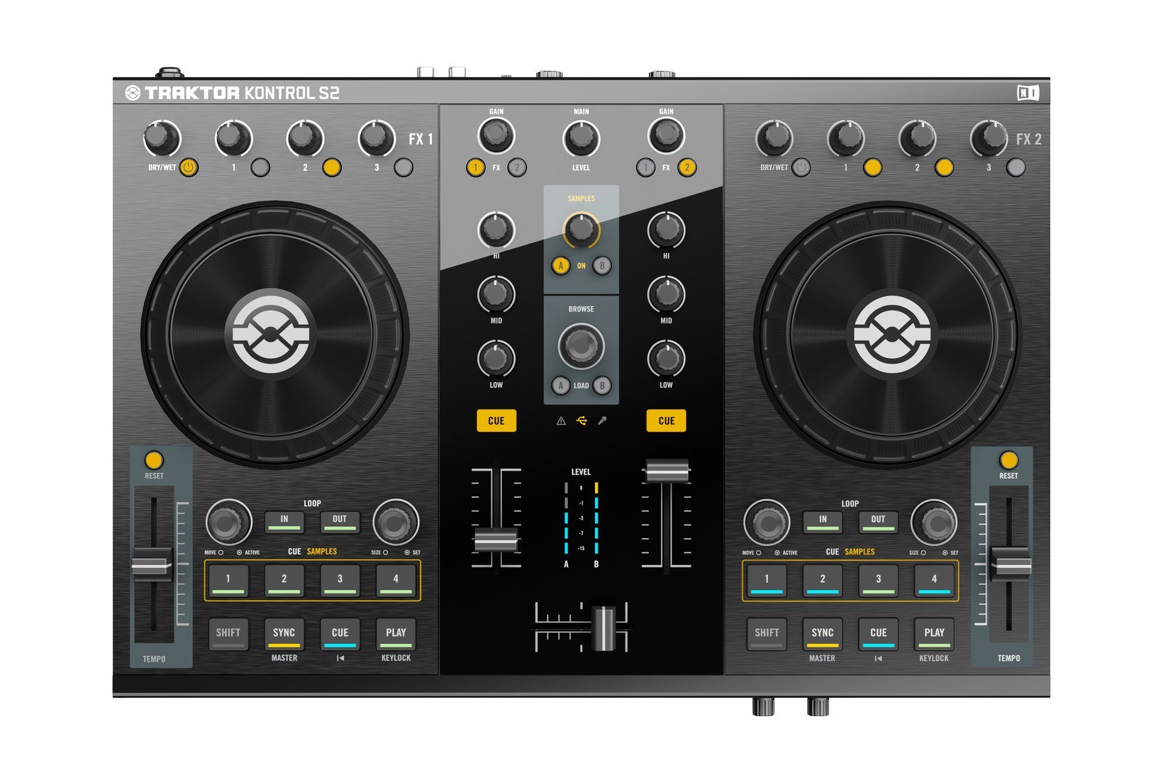 DJ機材 Traktor kontrol s2 DJ контроллер Native Instruments Traktor Kontrol S2 MK3