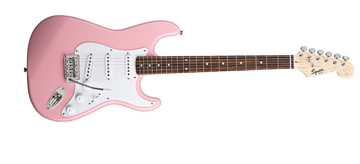 Электрогитара FENDER SQUIER BULLET STRATOCASTER RW PINK