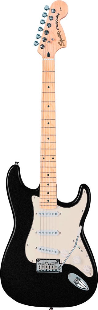 Электрогитара FENDER SQUIER STANDARD STRATOCASTER MN BK - купить в