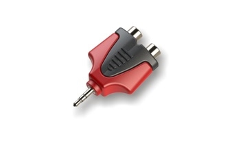 Переходник 3.5mm jack stereo male (папа) - 2xRCA female (мама) Roxtone ...