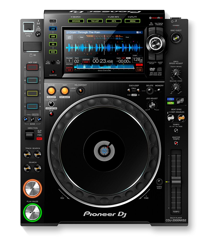Профессиональная цифровая DJ дека Pioneer CDJ-2000NXS2 - купить в