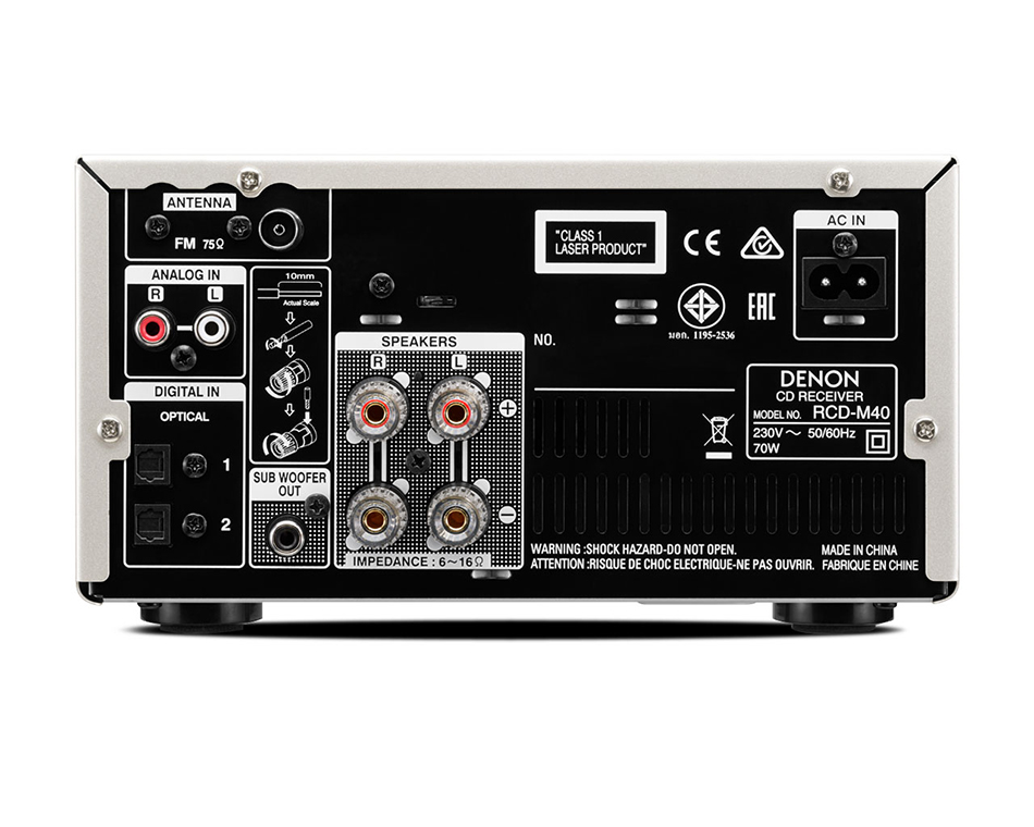 Микрокомпонентная HiFi-система Denon RCD-M40 - купить в