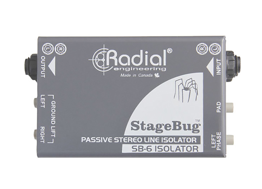 Конвертер балансного сигналу в небалансний Radial StageBug SB-6 ...