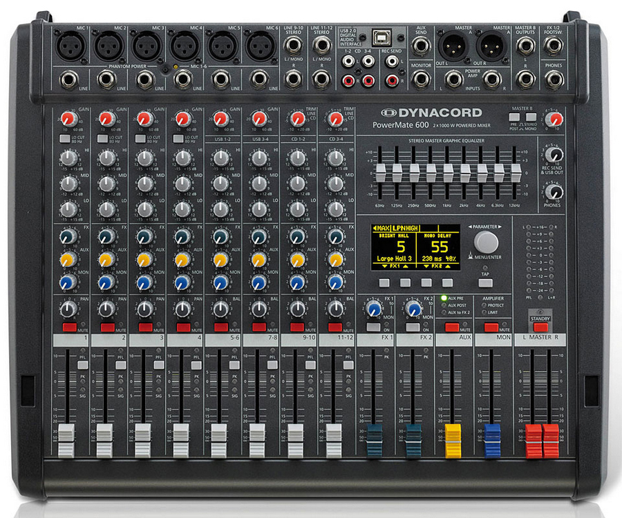 Активный микшерный пульт Dynacord POWERMATE 600-3 / 100-240V