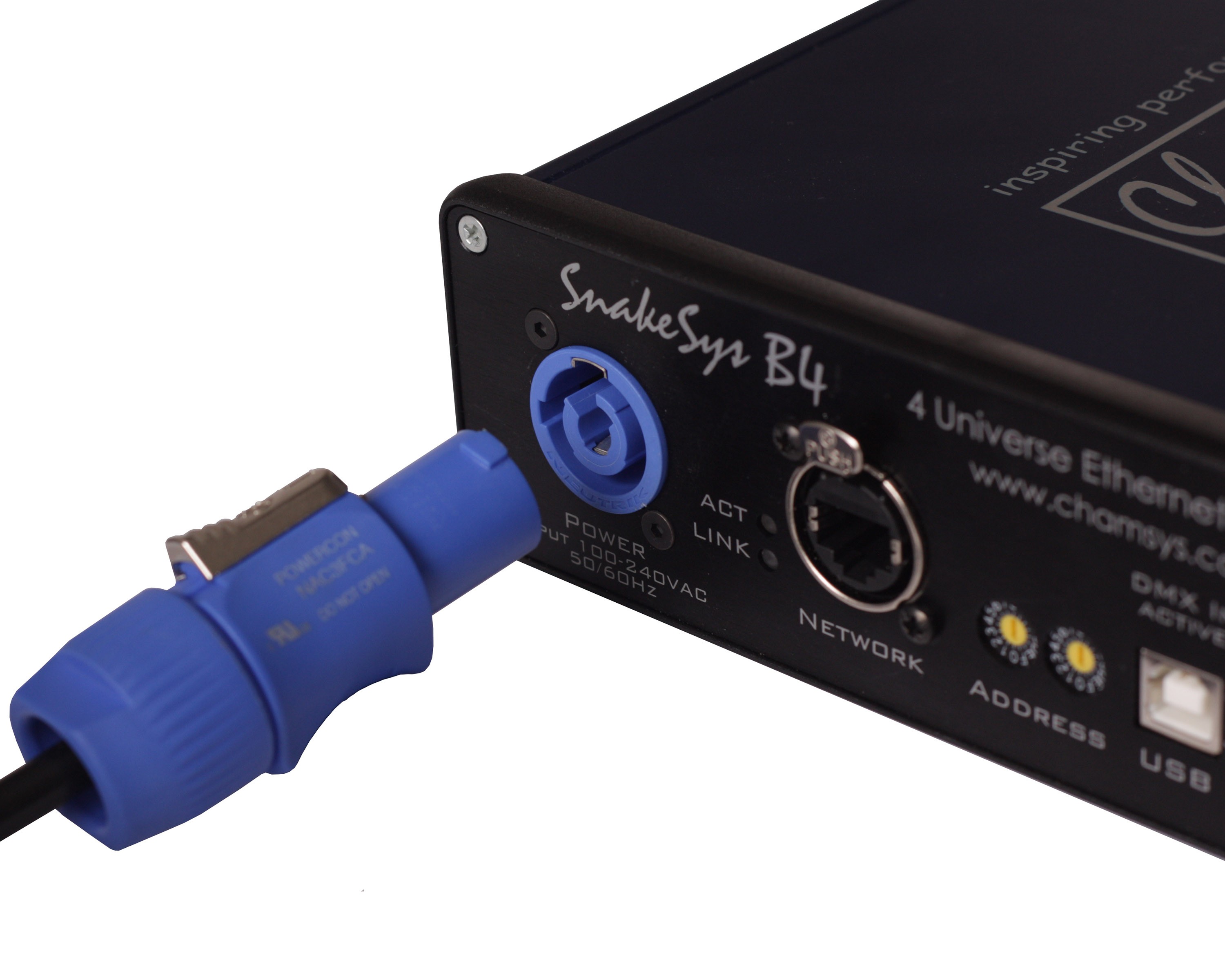 Захищений перетворювач ChamSys SnakeSys S6 (T2) Six Port Stage Box ...