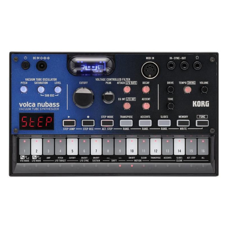 Аналоговый ламповый бас-синтезатор KORG VOLCA NUBASS - купить в Одессе ...