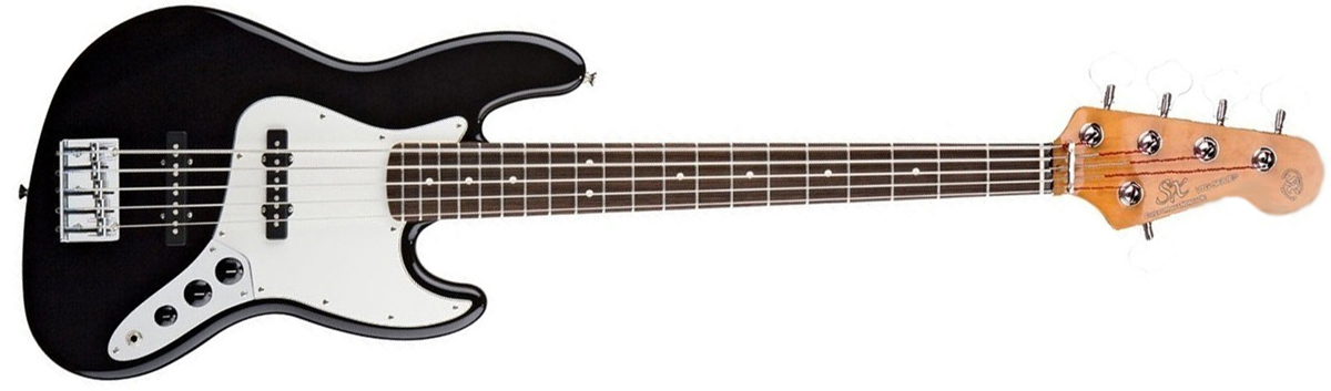 Пятиструнная бас-гитара с чехлом (копия Fender Jazz Bass) SX FJB62+/5 ...