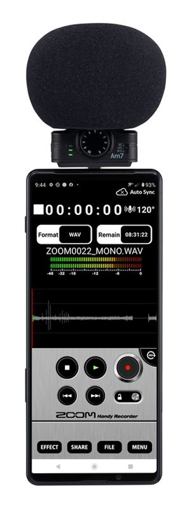 Портативный внешний стереомикрофон для Android Zoom AM7 - купить в ...