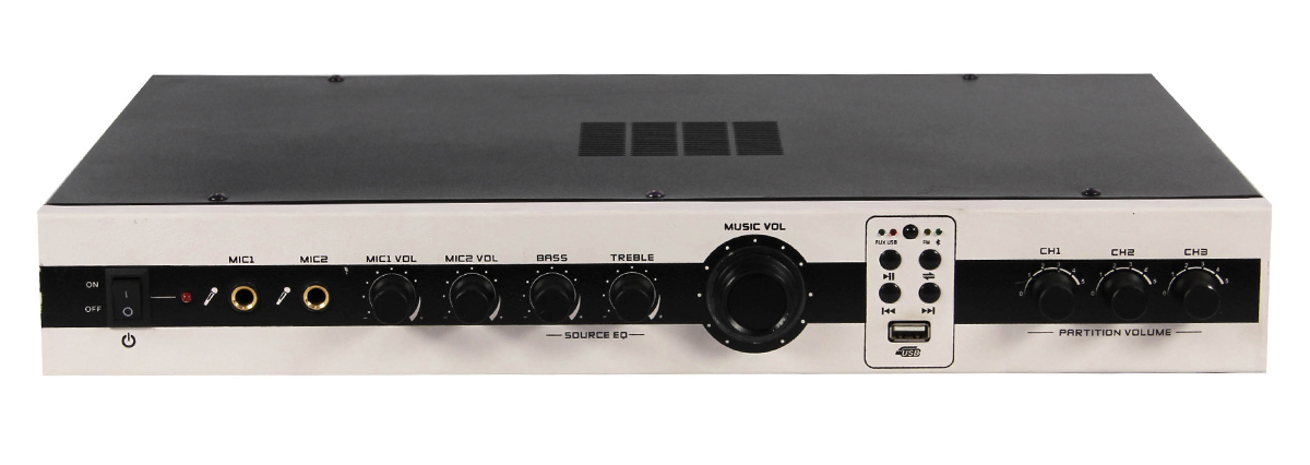 Трансляционный усилитель BIG UNIT150 3zone MP3/FM/BT REMOTE - купить в ...