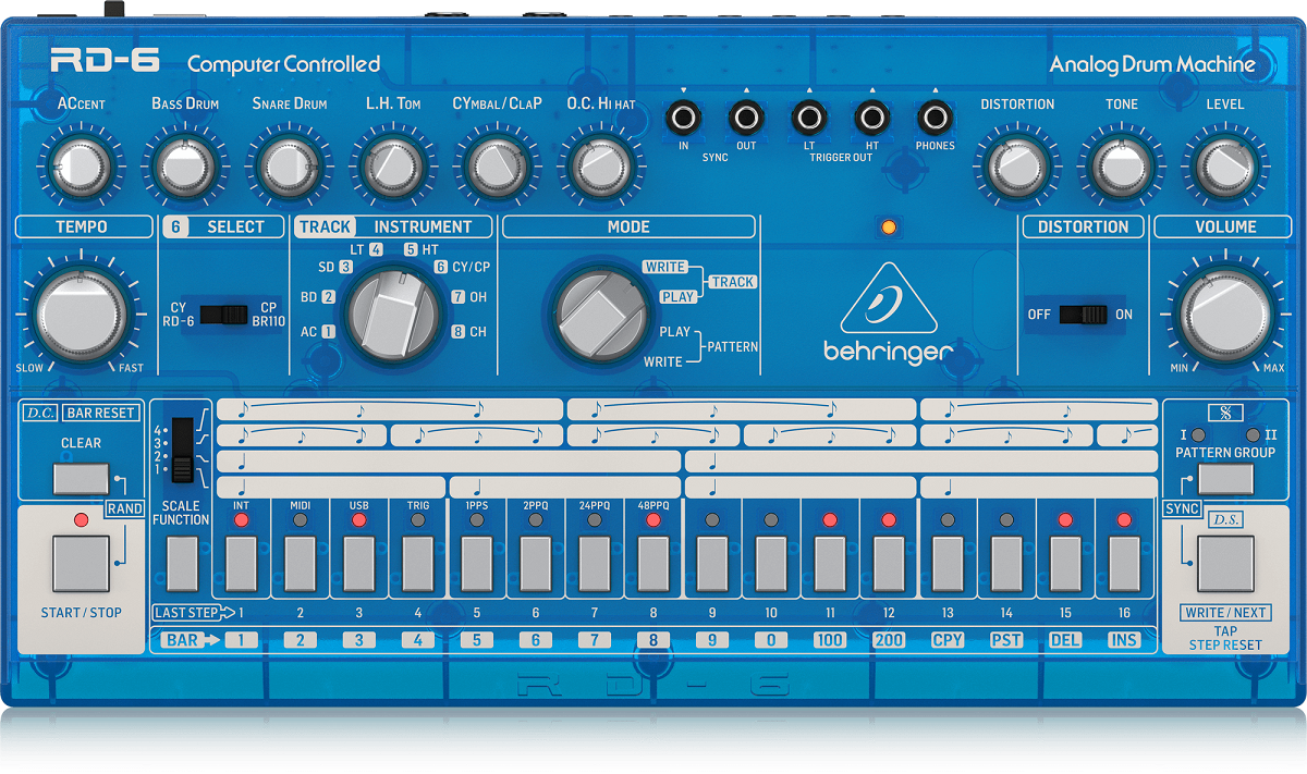 Аналоговая драм-машина Behringer RD-6-BB - купить в Одессе, Киеве, Украине  | Артикул 150253 - 4Club