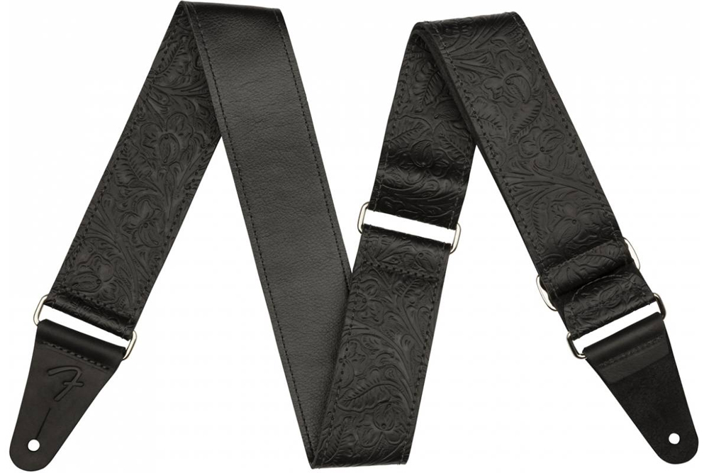 Гитарный ремень FENDER 2" TOOLED LEATHER STRAP BLACK - купить в Одессе ...