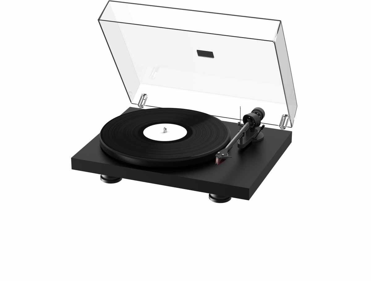 Виниловый проигрыватель Pro-Ject Debut Carbon EVO 2M-Red Satin Black ...
