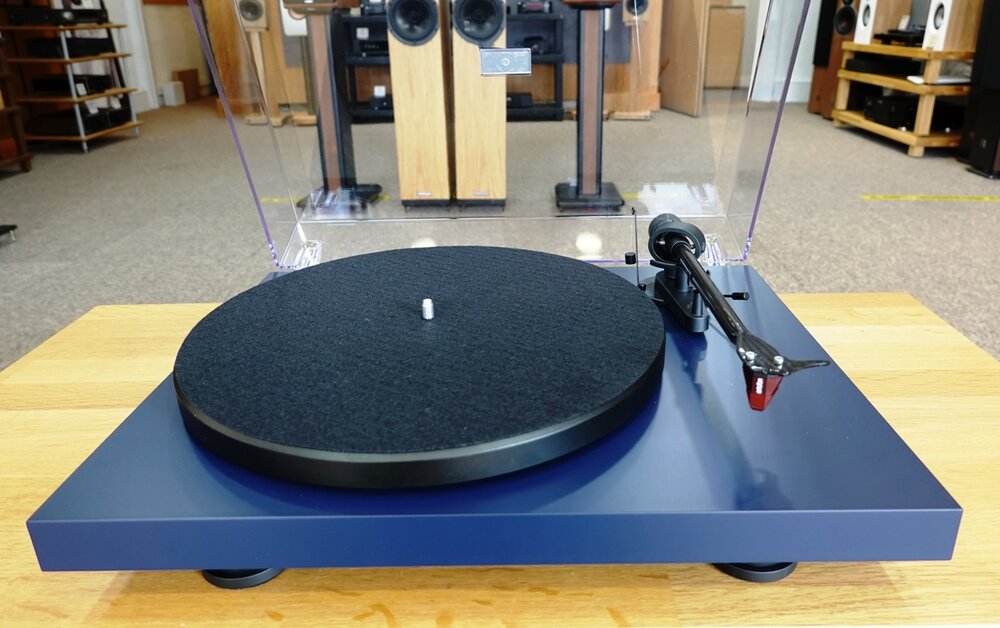 Вініловий програвач Pro-Ject Debut Carbon EVO 2M-Red Satin Blue ...