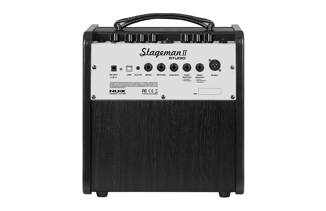 Комбоусилитель для электроакустической гитары NUX AC-60 Stageman II ...