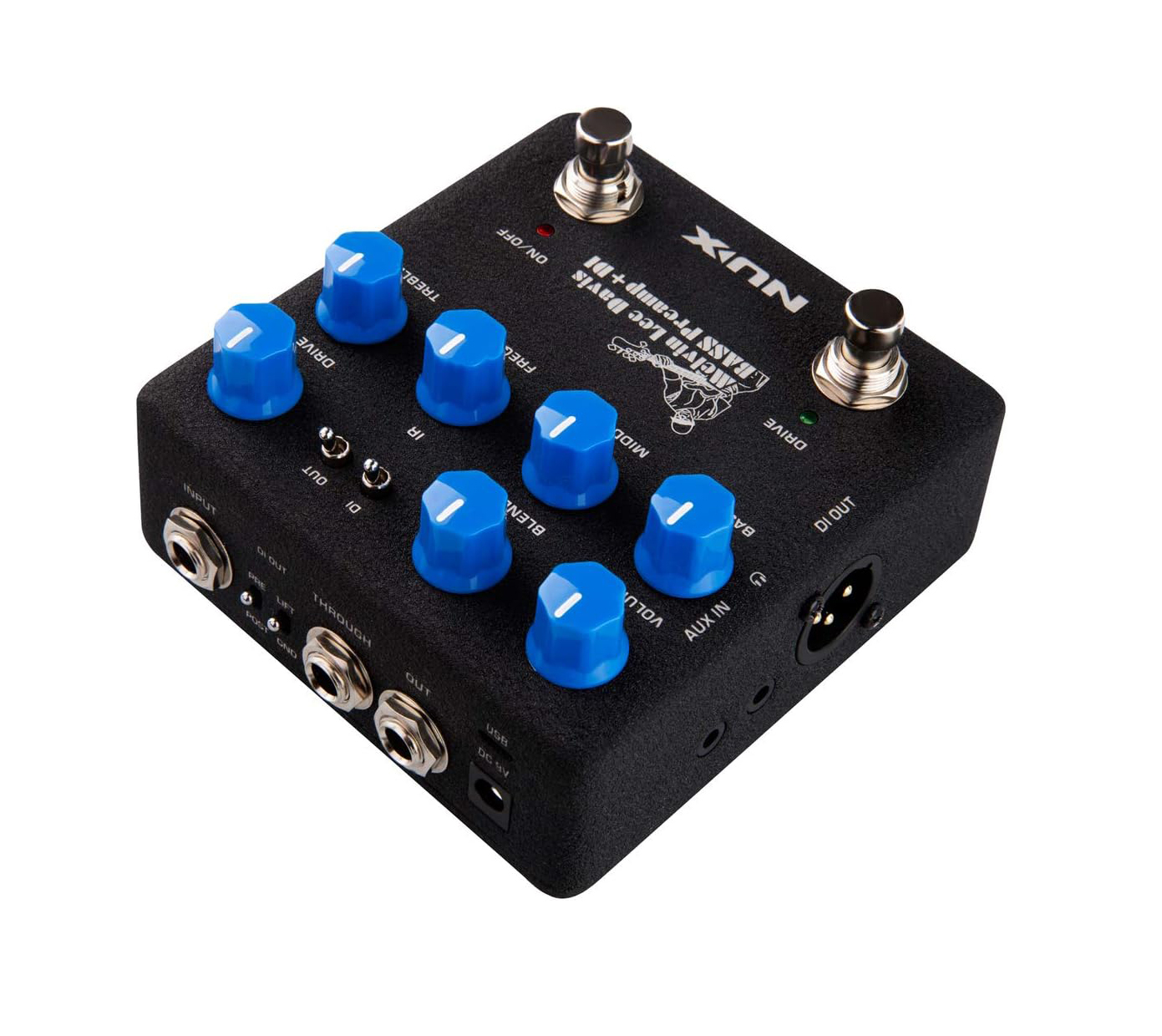 Педаль эффектов NUX MLD Bass Preamp + DI Pedal (NBP5) купить в