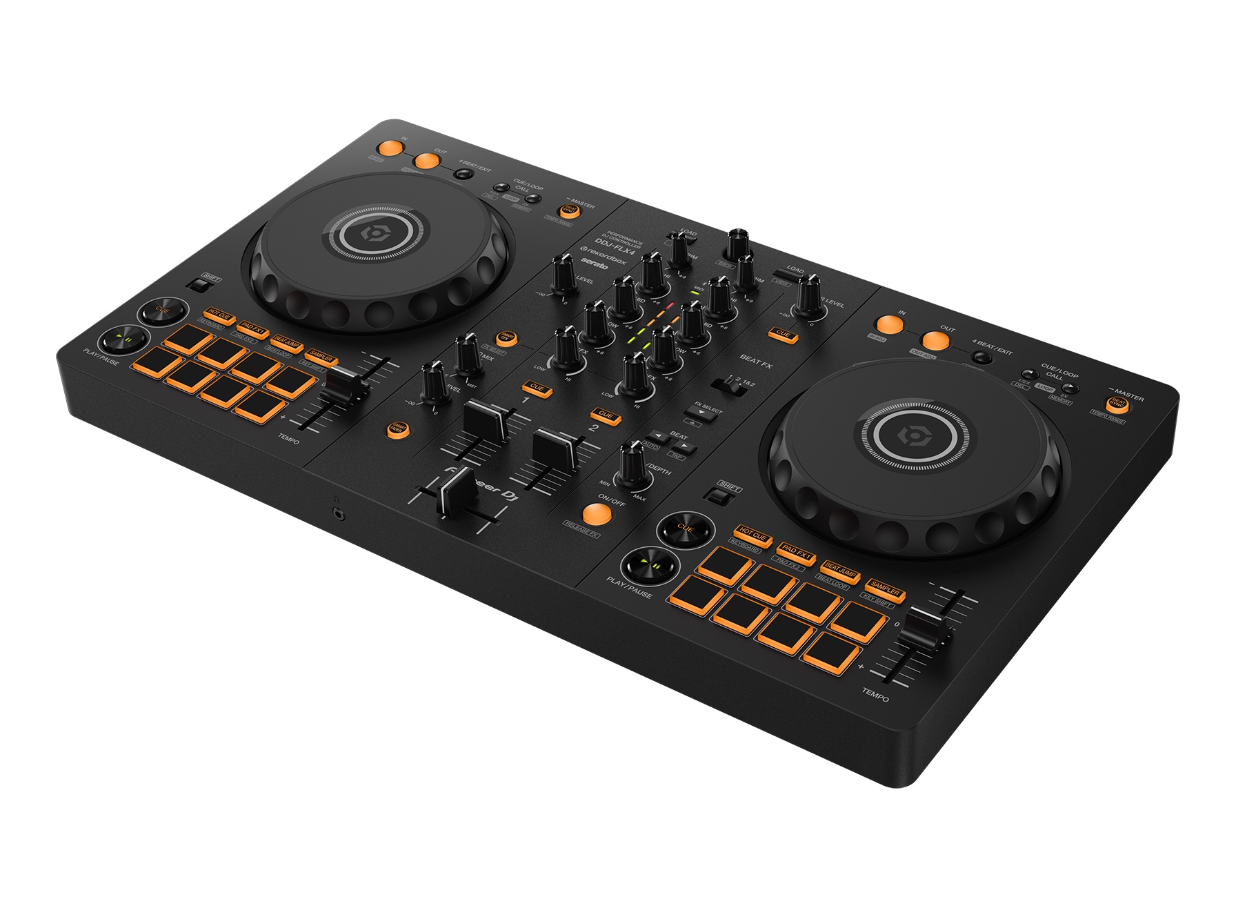 DJ-контроллер PIONEER DDJ-FLX4 - купить в Одессе, Киеве, Украине | Артикул  155591 - 4Club