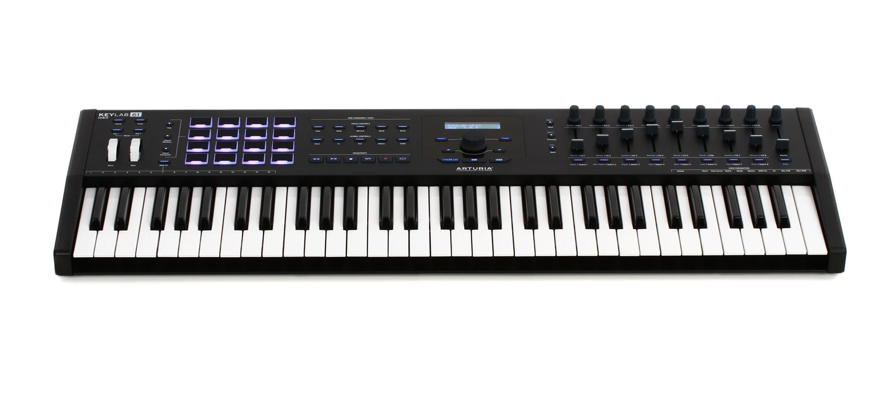 MIDI-клавиатура Arturia KeyLab 61 MkII Black Edition - купить в Одессе ...