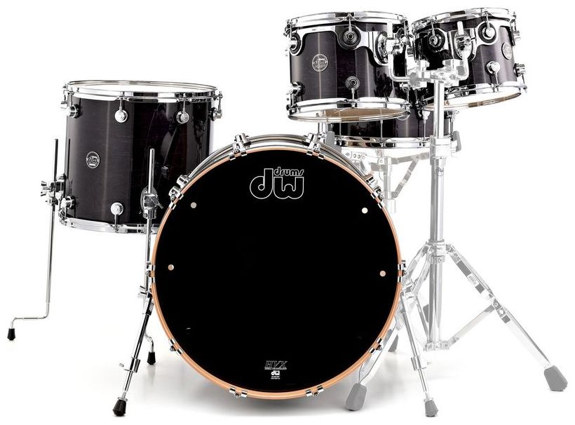 Ударная установка DW PERFORMANCE SERIES 5-PIECE SHELL PACK MAPLE SNARE (EBONY STAIN)