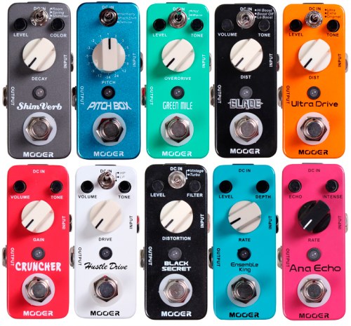 Новое поступление: Гитарные эффекты MOOER!
