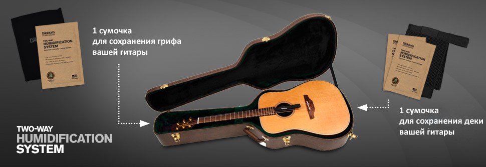 Система увлажнения для акустической гитары PLANET WAVES PWHPK01