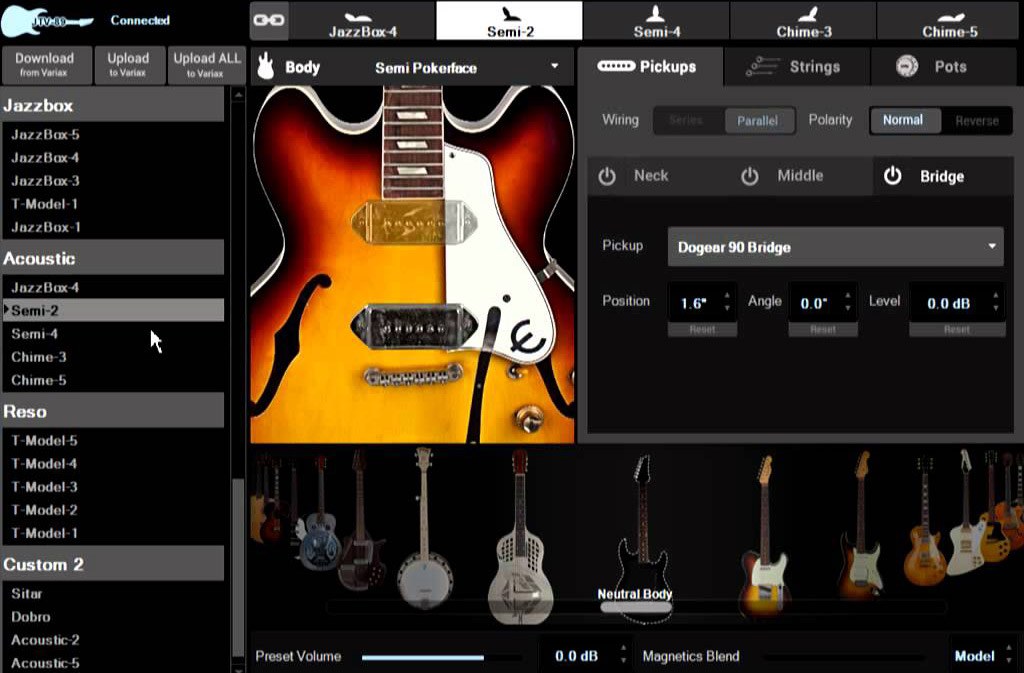 Электрогитара LINE6 Variax Standard BK