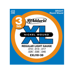 Струны для электрогитар DADDARIO EXL110-3D