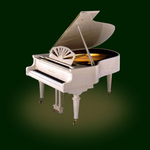 Рояль August Foerster 170 Classik White polished with bench