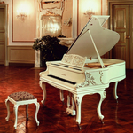 Рояль August Foerster 190 Chippendale Walnut tree tarnished