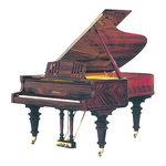 Рояль Julius Bluthner 4 Yew+cherry tree, polished