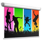 Экран Adeo Screen моториз.Linear Vision White