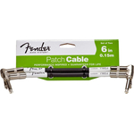 Инструментальный кабель FENDER PERFORMANCE PATCH CABLE (Two-Pack)6" BK