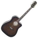 Электроакустическая гитара SX DG28CE/BKS