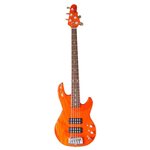 Гитара G&L L2500 FIVE STRINGS (Clear Orange, maple) - 1259/1574 883
