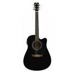 Электроакустическая гитара SX MD160CE/BK