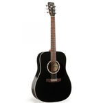 Электроакустическая гитара A&L Folk Cedar Black QI