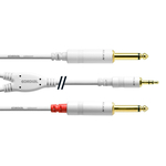Кабель Y-адаптер CORDIAL CFY 3 WPP-SNOW