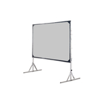 Натяжные экраны на алюминиевой раме обратной проекции