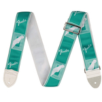 ​Гитарный ремень FENDER 2" MONOGRAMMED STRAP SEA FOAM GREEN