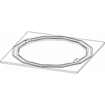 Адаптер для потолочной панели D.A.S. Audio AXC-OVI12-60