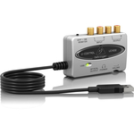 Универсальный ультракомпактный аудиоинтерфейс Behringer UCA202 USB