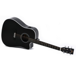 Электроакустическая гитара Sigma DMC-1STE-BK