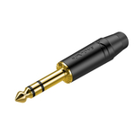 Разъем Roxtone RJ3PP-BK-BG Jack 6.3mm (stereo)