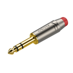 Разъем Roxtone RJ3PP-RD-NG Jack 6.3mm (stereo)