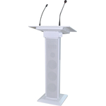 Трибуна Younasi Y-096W "all-in-one" с радиосистемой, 60Вт, белая