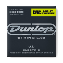 Струни для електрогітари DUNLOP DEN1362 NICKEL WOUND ELECTRIC BARITONE GUITAR STRINGS (13-62)