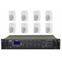 Комплект звука DV audio MA1808PB6W для помещения до 320 м.кв