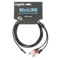 Кабель комутаційний KLOTZ KY8-180 MINILINK PRO Y-CABLE 1.8 M BLACK